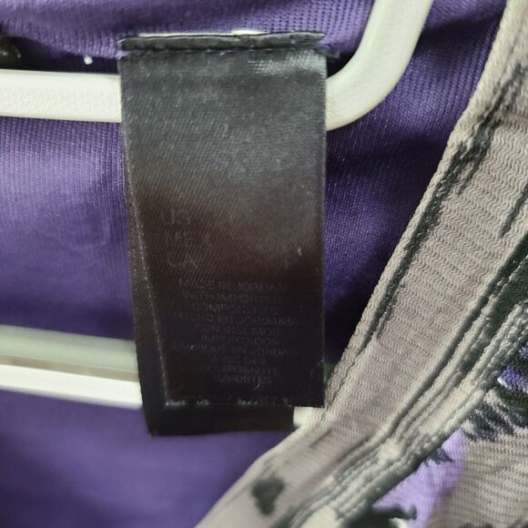 Axcess Womens Top Multi-Color Size Small 100% polyester Cap Sleeve Floral Design - Picture 6 of 12